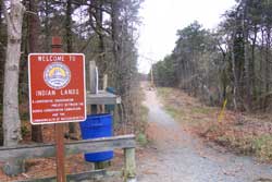 indian lands conservation area in Dennis, MA